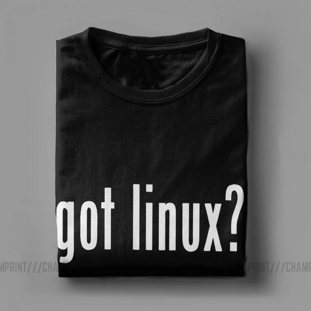 Got Linux Ubuntu Centos Geek Футболка мужская забавная футболка из чистого хлопка с круглым