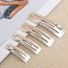 10 шт. 5678 см металлические зажимы в форме капли воды, женские головные уборы для девочек, Шпилька для волос, детская рукоятка, аксессуары для стайлинга своими руками