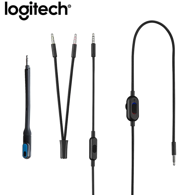 Оригинальные Игровые наушники logitech G233 Conpatible с ПК/PS4/смартфонами и накладками гарнитура с проводным управлением для всех геймеров Microph