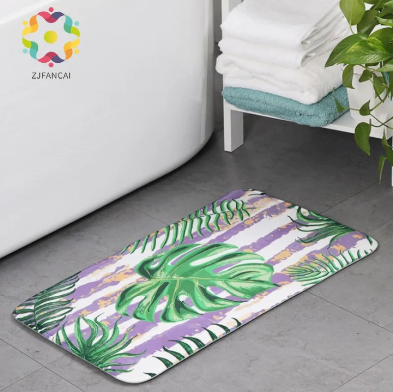 Европейский фланелевый хлопковый коврик с принтом SBR эффектом памяти заводской