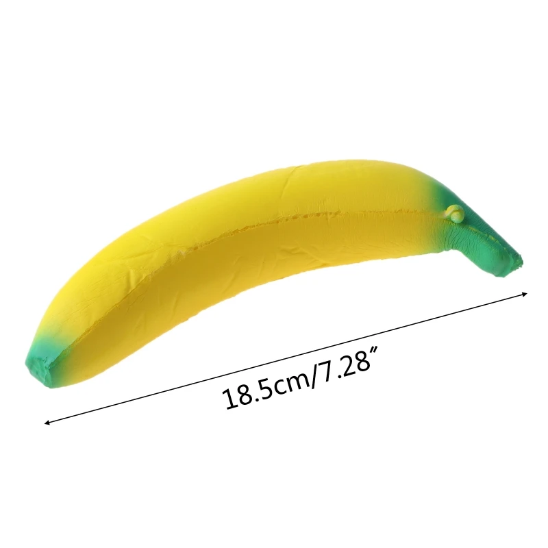 

18CM Simulation Banana Squishy Toy Slow Rising Squeeze Stress Decompression Doll