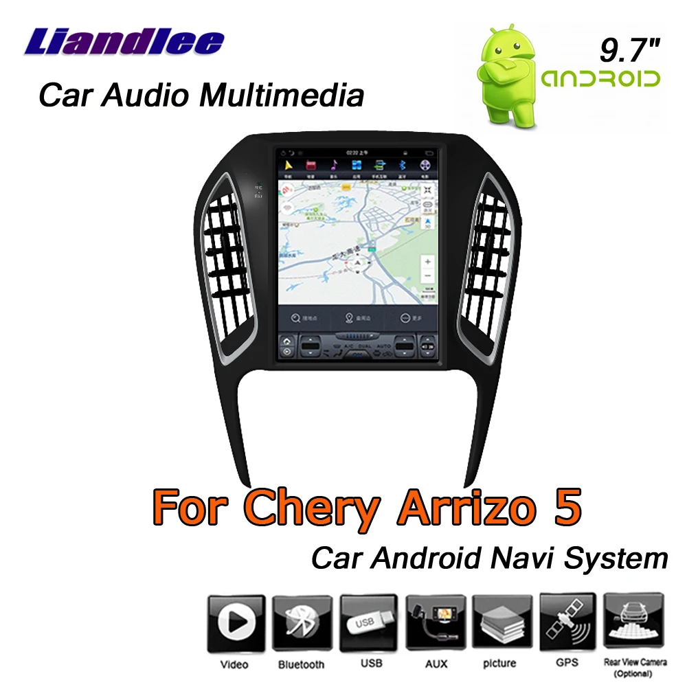 Мультимедийный плеер Android для Chery Arrizo 5 2016-2019 стерео вертикальный экран видео Wi-Fi USB