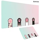 Большой милый офисный коврик XL, коврик для мыши, игровой коврик для мыши в стиле аниме, компьютерные аксессуары, большой коврик для клавиатуры и ноутбука, скоростной Настольный коврик для мыши