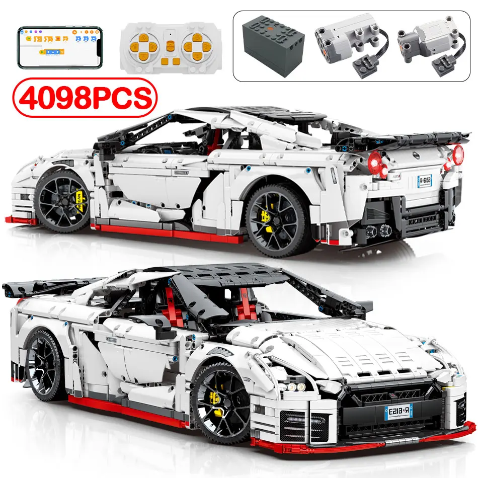 

4098pcs City RC Drift Racing Car Building Blocks Remote Control Mechanical Speed Vehicle Bricks Toys For Boys Gifts