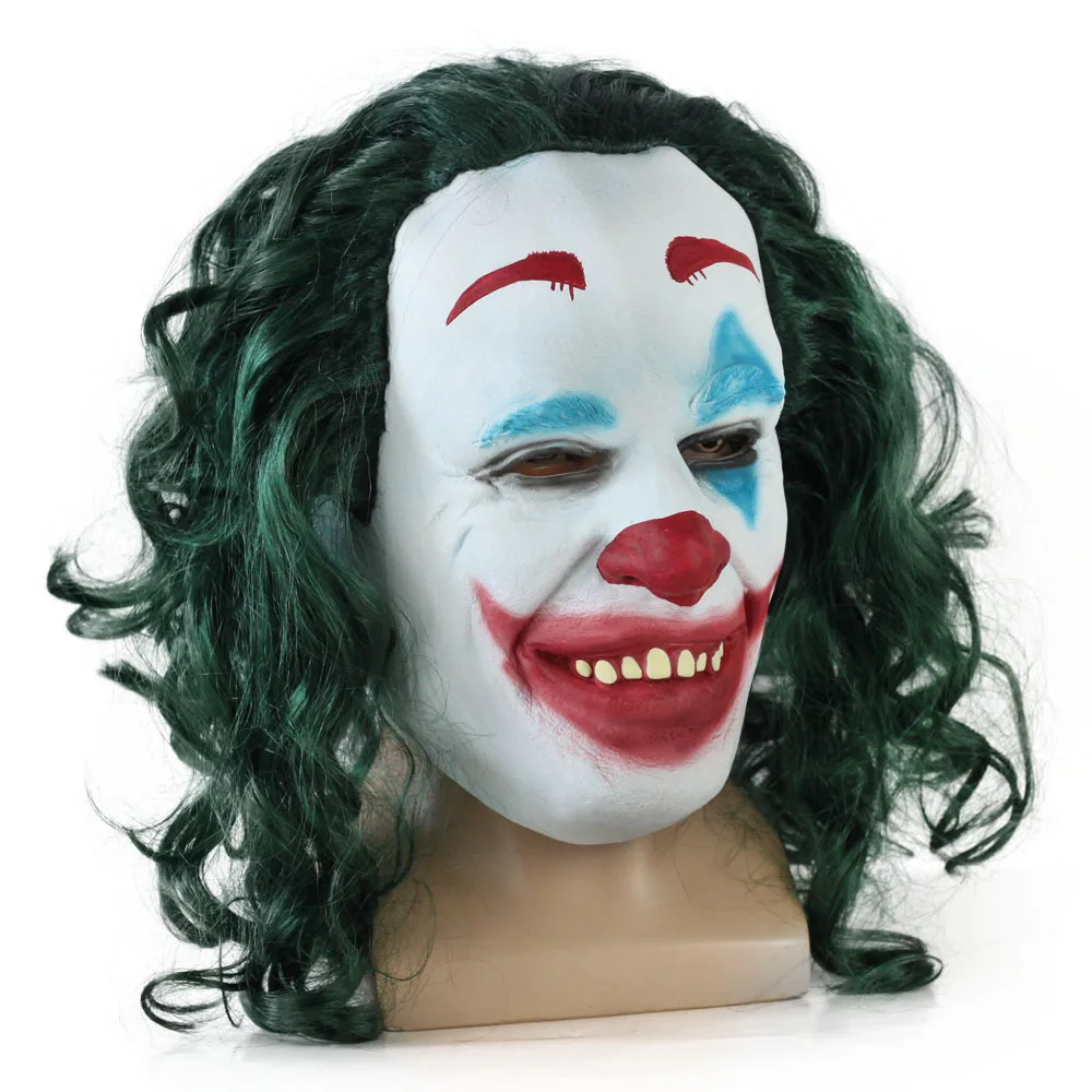 Маска Джокера 2019 ужасная маска из фильма клоун для косплея Хоакин Феникс Артур
