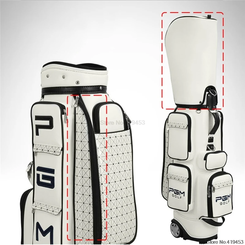 Pgm Golf стандартная сумка PU водонепроницаемые сумки для гольфа многофункциональные авиационные пакеты большой емкости дорожные сумки с колесами D0082