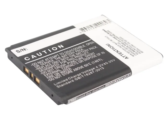 Аккумулятор Cameron Sino для Sony Ericsson BST-33 Idou Aino Naite K530i K550i K630i K660i K800i K810i 900 мА · ч/Вт ч |
