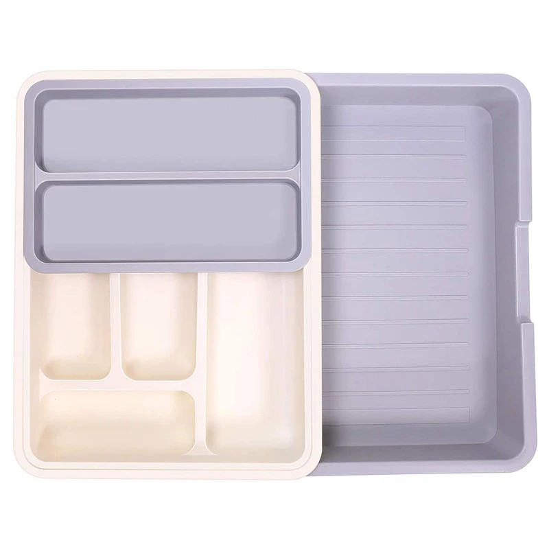 Новый расширяемый органайзер для кухонного ящика регулируемый небольшой