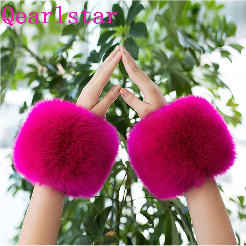 Женские зимние нарукавники 2019 Новые поступления женские теплые манжеты из