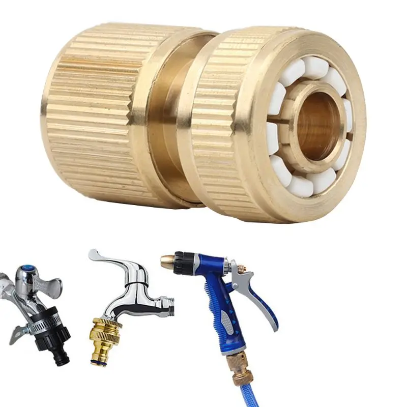 3/4 дюйм наружная резьба Быстрый разъем Медь садовый водный кран соединительной