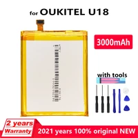 new original 4050mah u18 battery for oukitel u18 high quality replacement batteries bateria with gift toolstracking number