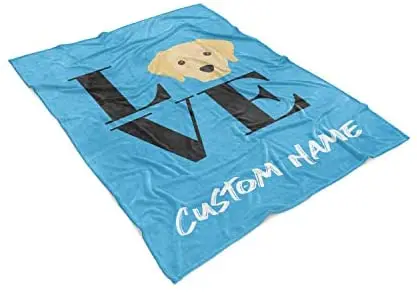 Online Love Nome Personalizzato Coperta-coperte Avvolgenti Leggere Personalizzate Per Cani Amanti Dei Cani Mamma Papà Bambini Tempo Di Famiglia