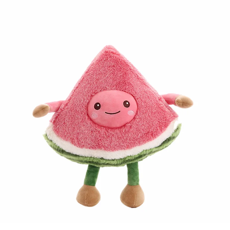 Kawaii подушка в форме фрукта арбуз яблоко сосновая плюшевая игрушка мягкая кукла
