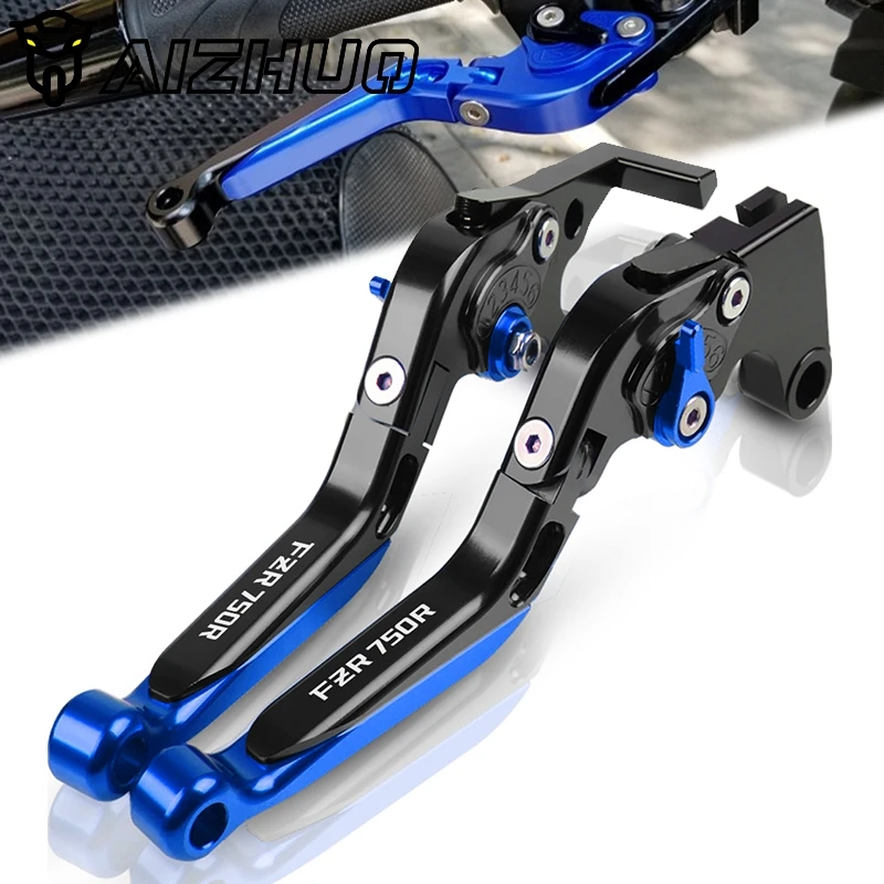 

Мотоциклетные алюминиевые рычаги тормоза сцепления для YAMAHA FZR750R CNC GENESIS FZR 750R 1987-1998 1997 1996 1995 регулируемые аксессуары