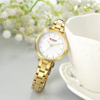 curren women watches stainless steel dial quartz clock simple ladies wristwatches elegant wrist female