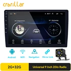 Автомобильный радиоприемник 9 дюймов Android для Porsche Audi Bmw Mercedes Benz 1 + 16G сенсорный экран универсальный автомобильный радиоприемник WIFI FM профессиональный