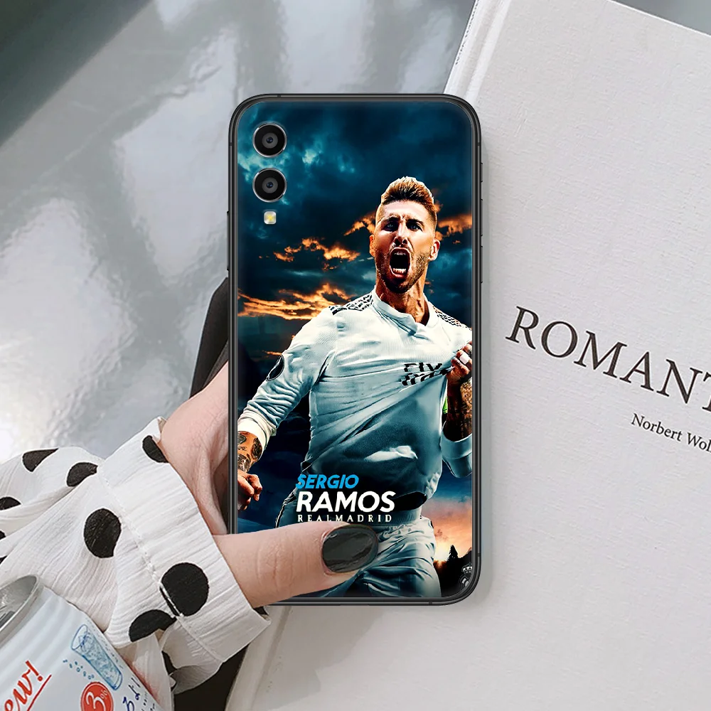 

Sergio ramos soccer football 4 Phone case For Huawei Honor 6 7 8 9 10 A C X i 20 Lite Pro Play black black shell pretty bumper