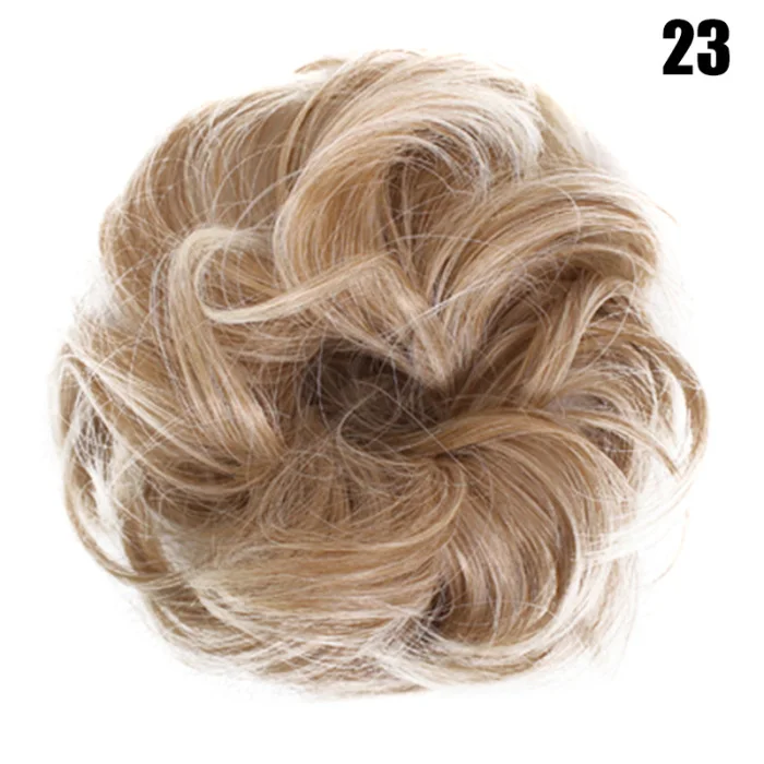 Легко носить стильные резинки для волос, естественно грязный кудрявый пучок для наращивания волос, заколка для волос