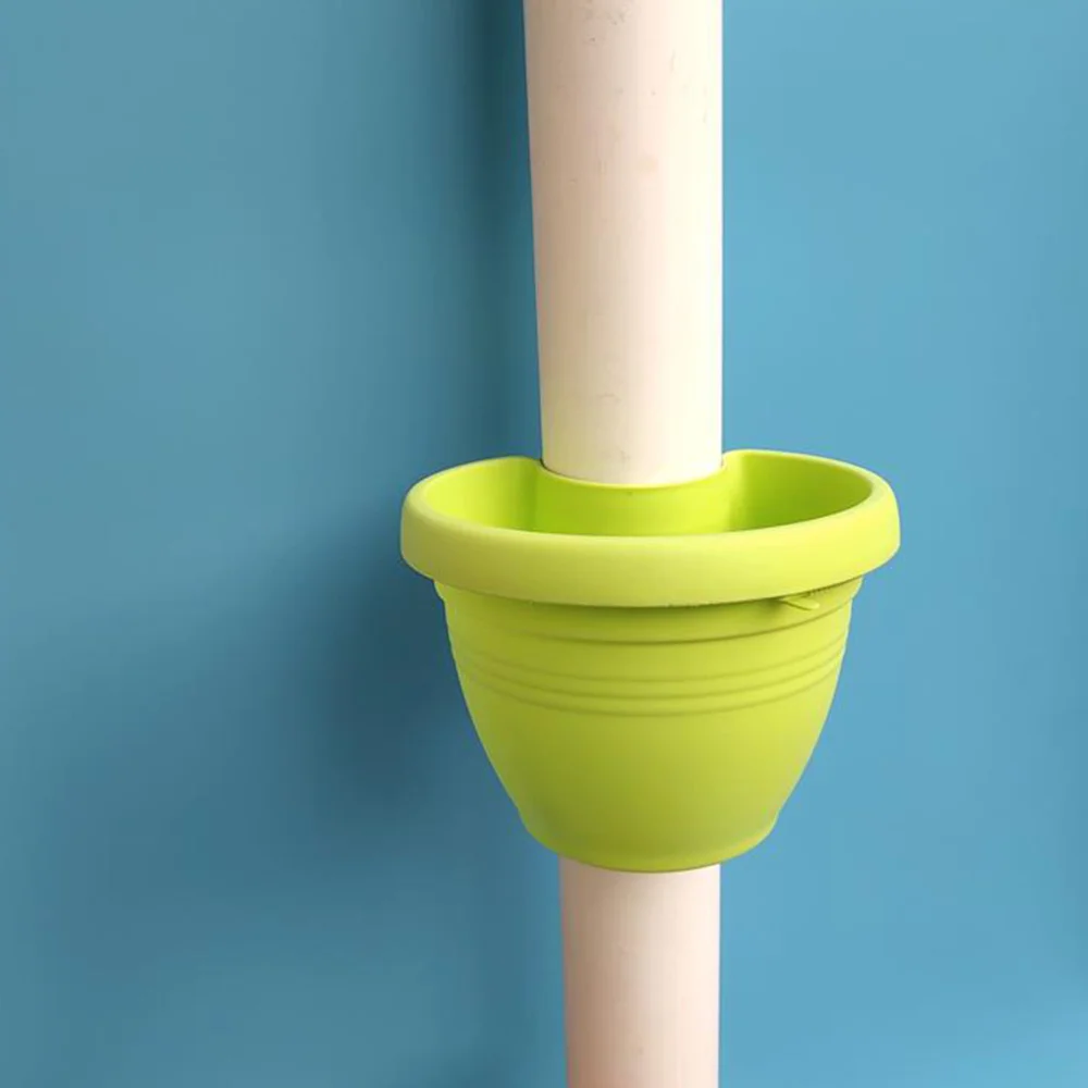 

3 Pcs Drain Pipe Flower Pots Tubs Gutter Downspout Flowerpot for Plants and Flowers (Size)