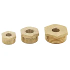 Латунный Шестигранный фитинг для труб 18 14 38 12 34 резьбовой медный адаптер для воды и газа соединитель