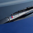 4 шт., автомобильные наклейки на стеклоочиститель для BMW E46, E90, E60, E39, E36, E87, E92, E91, E34, F30, F20, F30, G30, X6, X5, X1, X3