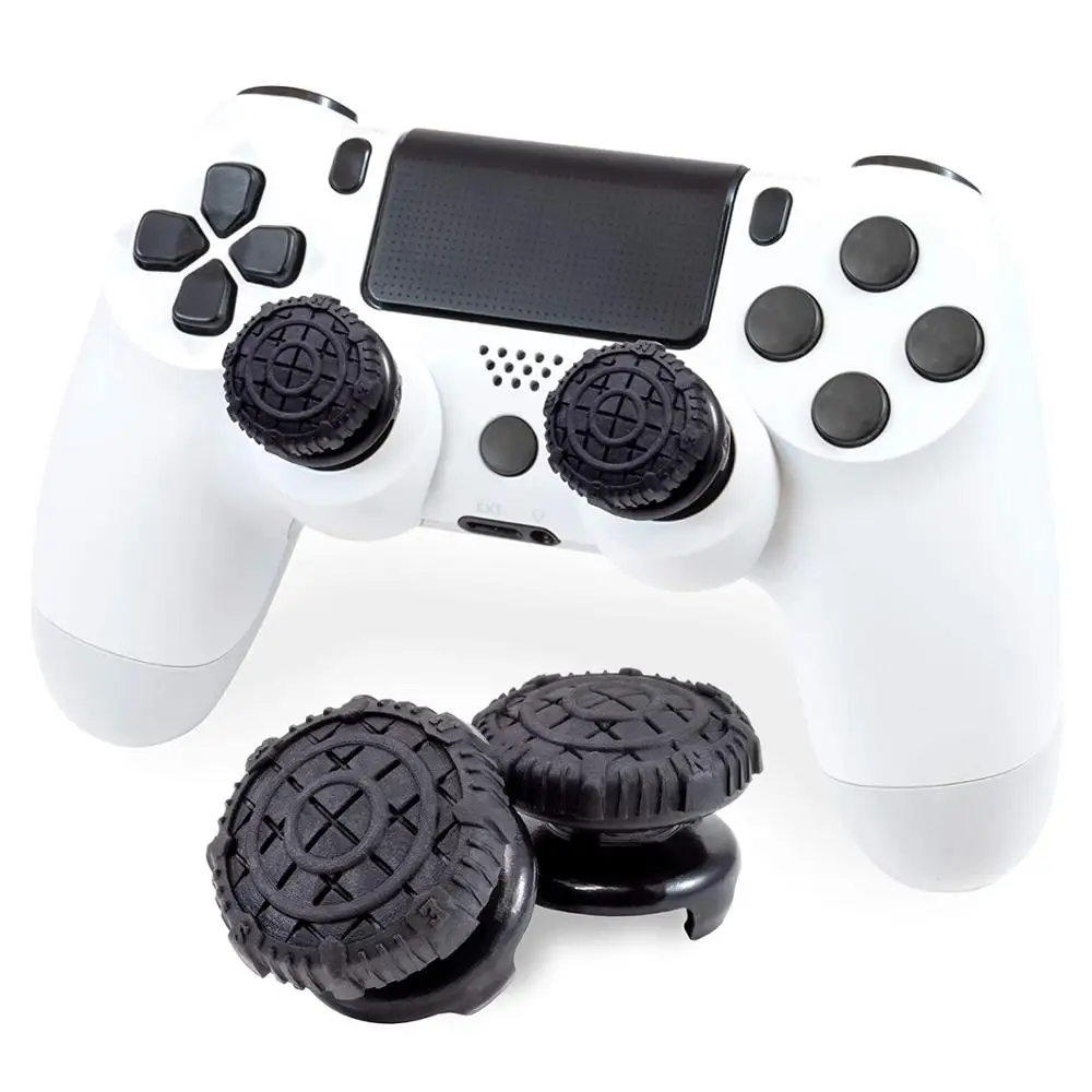 For PS4 Controller 2pcs Hand Grip Extenders Caps Performance Thumb Grips High-Rise Covers for Playstation 4 Low-Rise Cover | Электроника