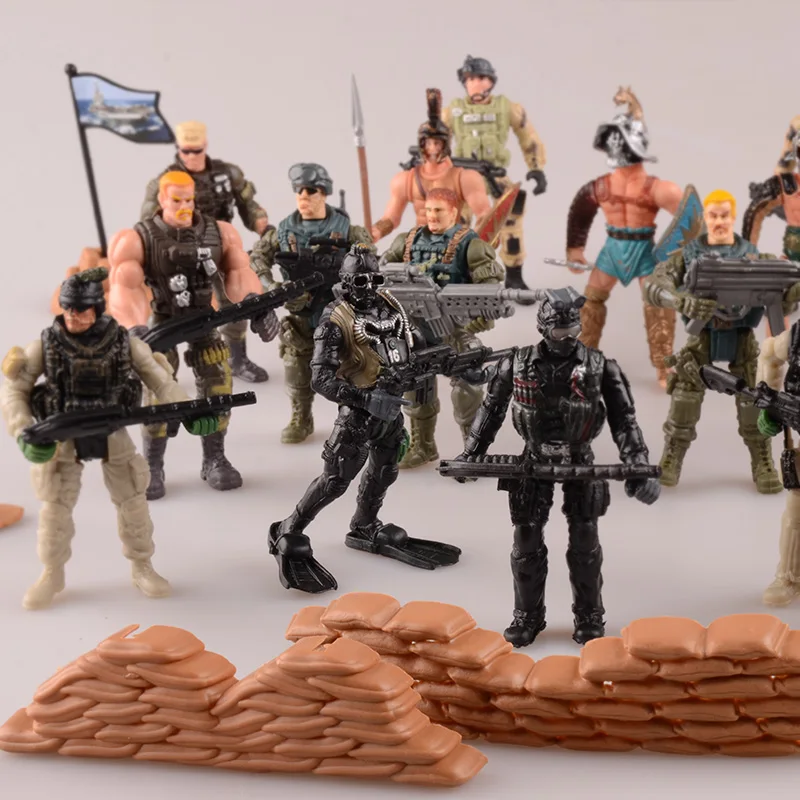 

Военная мебель Военные солдаты модели солдат игрушечные солдаты спецназ костюмы оружие Пластиковая фурнитура