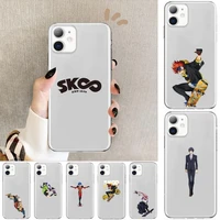 sk8 the infinity case anime style phone case cover for iphone 11 pro max cases 12 8 7 6 s xr plus x xs se 2020 mini transparen