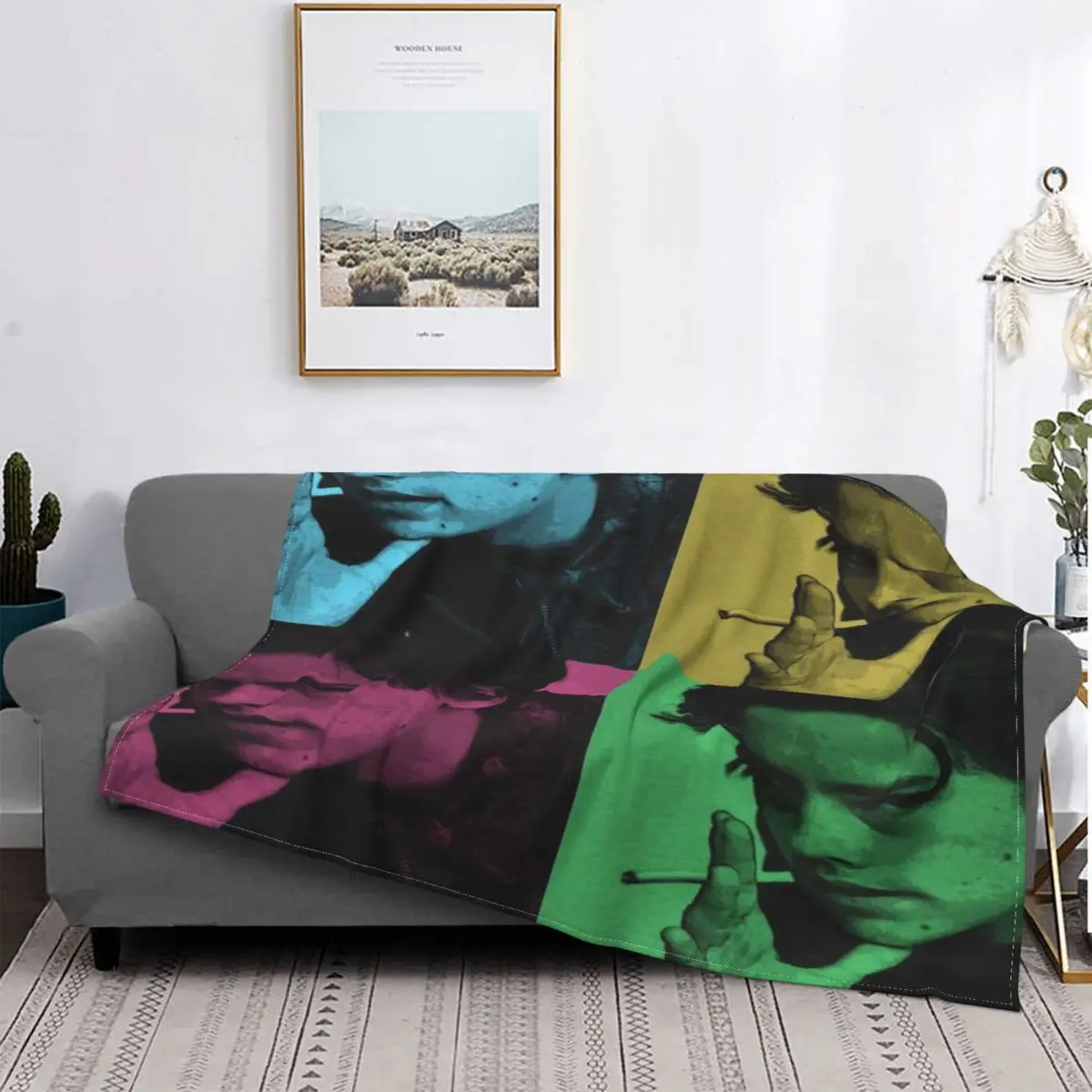 

Cole Sprouse-Manta a cuadros para cama, Edredon, manta de verano, pickick