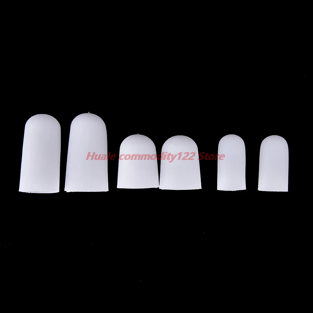 

New 1Pair White Foot Corns Blisters Remover Gel Tube Bandage Finger & Toe Protectors Foot Guard