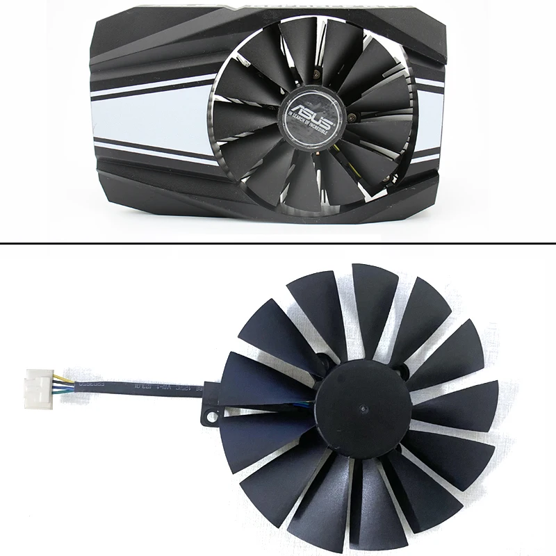 95 мм gtx1660 GPU FAN PLD10010B12HH FDC10M12S9-C для ASUS PH-GTX 1660-O6G-GAMING PH-GTX1660TI -6G RTX2060 ITX Graphics