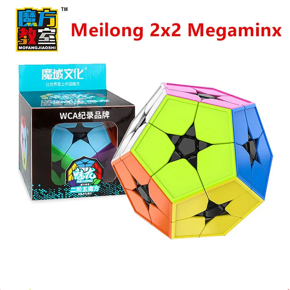 Кубик головоломка MoYu Meilong 2x2x2 магический куб megaminxeds MEILONG 2X2 скоростной 12 сторонний