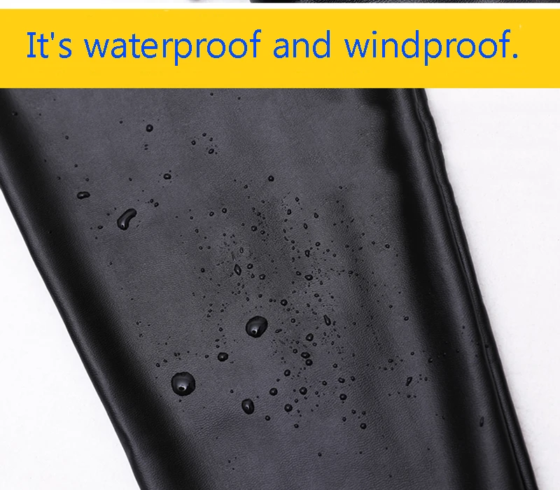 ) Сексуальные экокожа (полиуретан) на молнии открытая промежность секс карандаш с