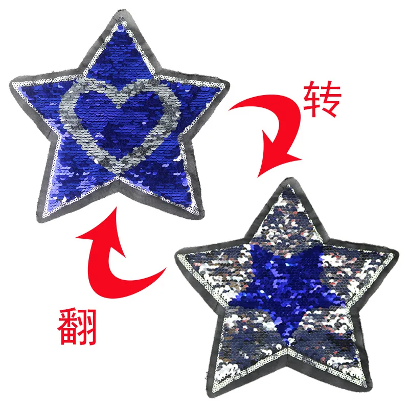 

Sequins can be flipped cloth decal sliver sart sweater clothing cut hole clothing decoration accessories still need to be sewn