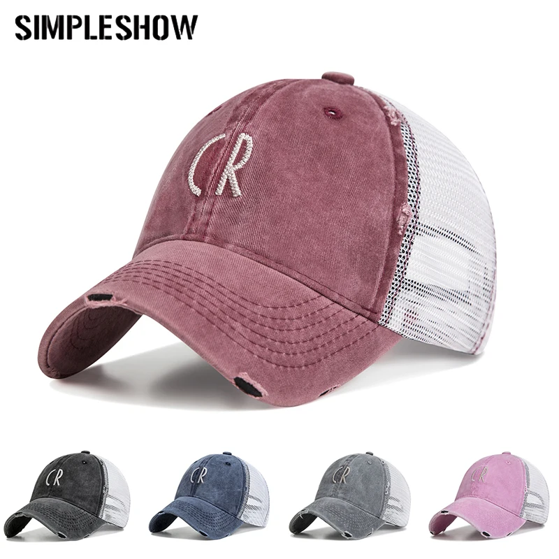 Snapback кепки для женщин и мужчин облегающие шляпы потертые джинсовые женские повседневные Casquette