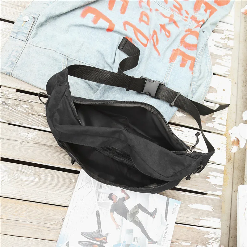 Вместительная поясная сумка унисекс уличная нагрудная сумочка в стиле хип-хоп