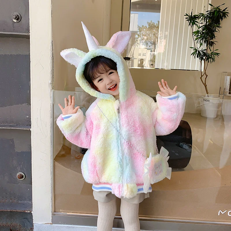 

Girls Baby's Kids Coat Jacket Outwear 2022 Thicken Spring Autumn Cotton Sport Overcoat Teenagers Tracksuit Sport Children's Clot