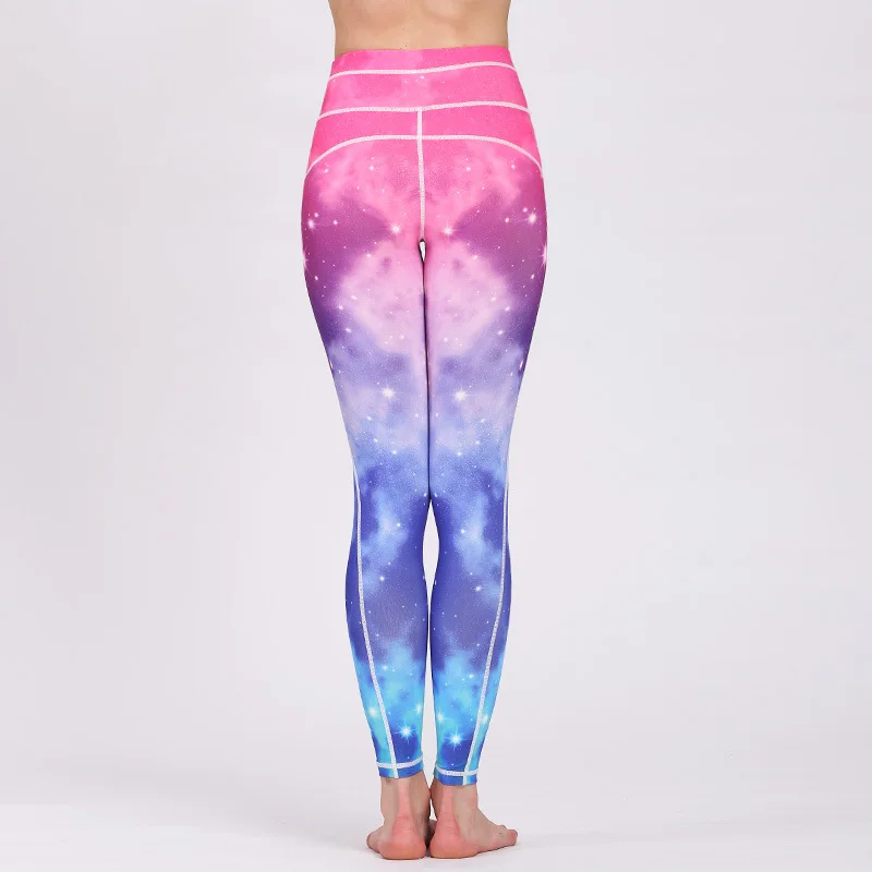 

High Quality Starry Sky Printed Yoga Pants High Waist Yoga Pants High Waist Leggings Seamless Leggings Sportwear