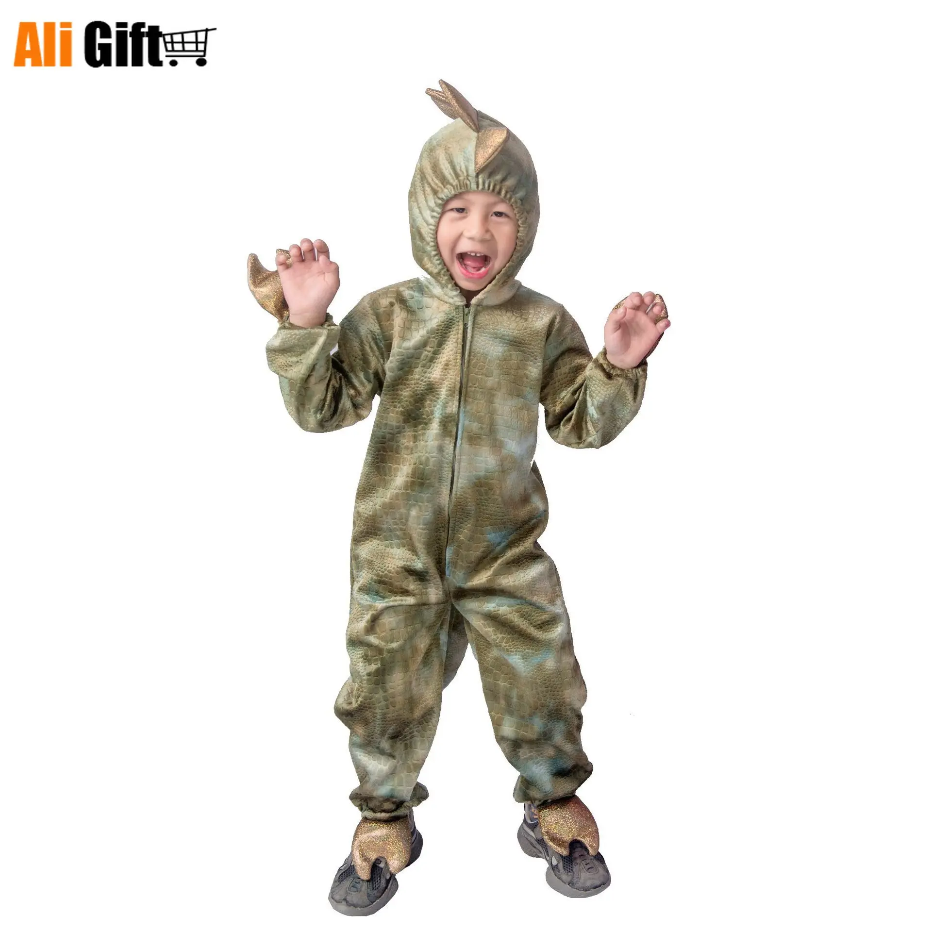 Новый тираннозавр Динозавр Детский Юрский Мир Хэллоуин Косплей Костюм шоу