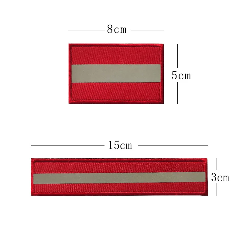 Светящиеся в темноте ИК ФСБ российский флаг отражающая вставка военные нашивки