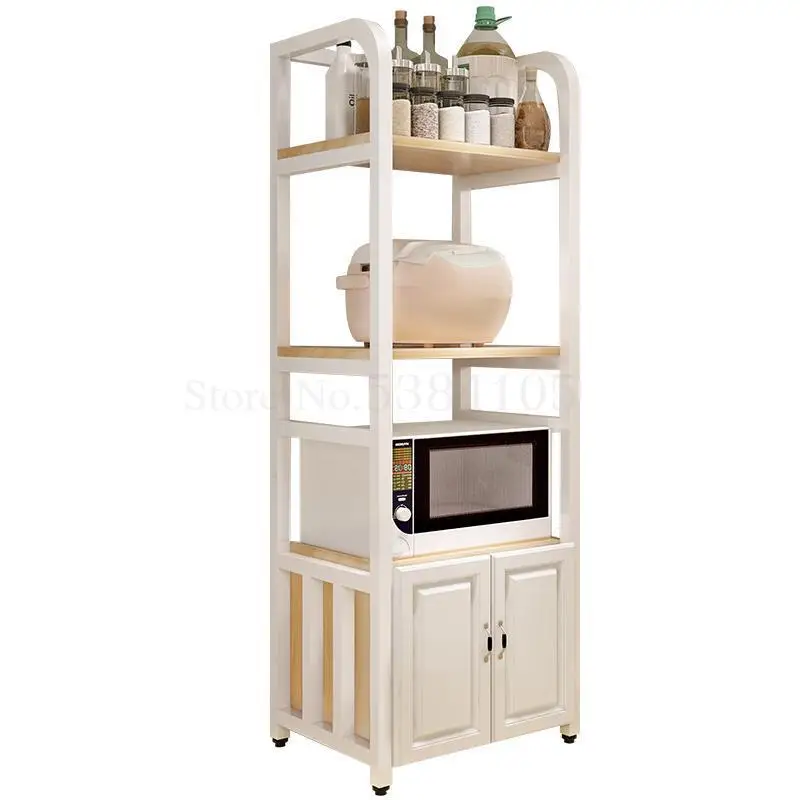 Кухонный стеллаж для хранения многофункциональная стойка микроволновой печи