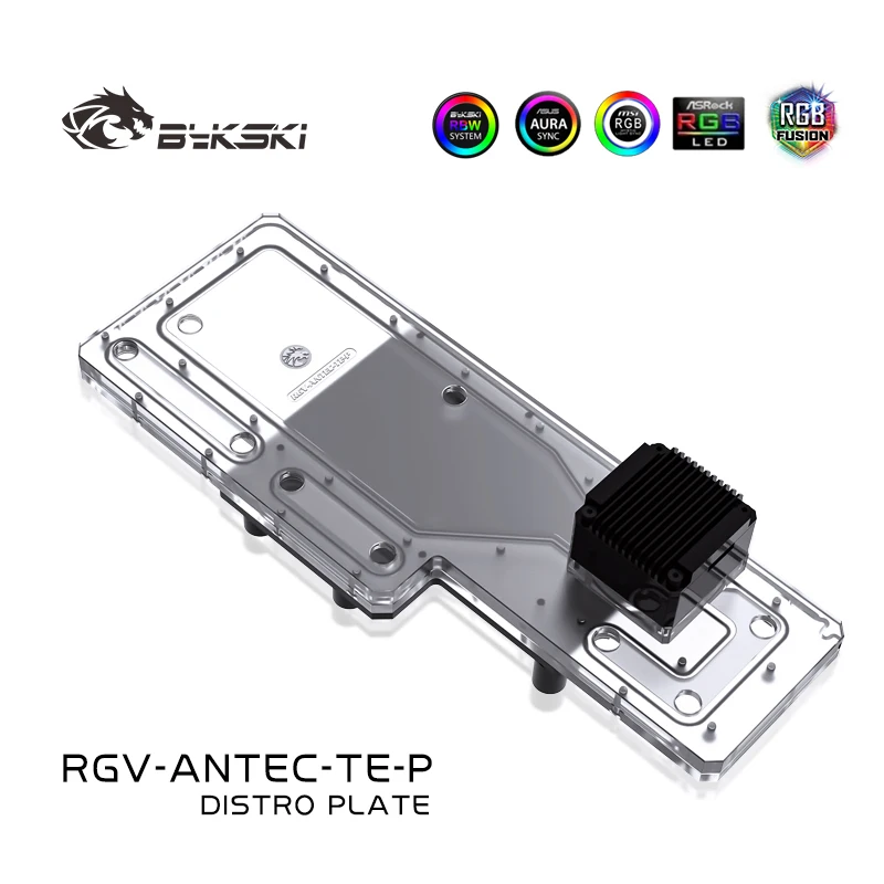 

Bykski RGV-Antec-TE, Waterway Boards For Antec Torque Case, RBW 5V Lighting, For Intel CPU Water Block & Single GPU Building