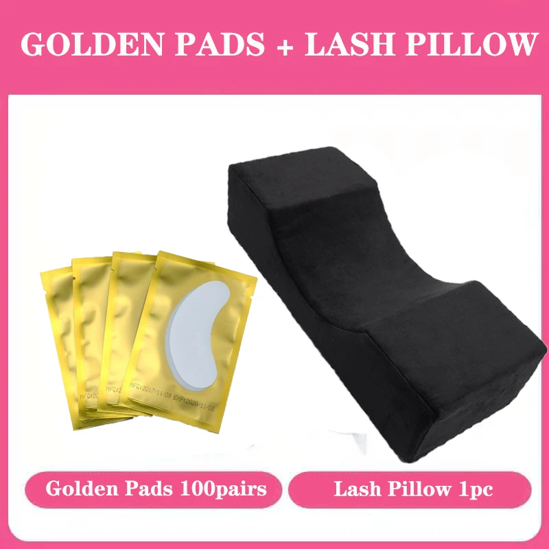 Pads and Pillow Пластыри для наращивания ресниц кругов под глазами колодки наращивание ресниц Пластыри для ресниц 25/50/100 пар, инструменты для наращивания - Цвет: Pads and Pillow