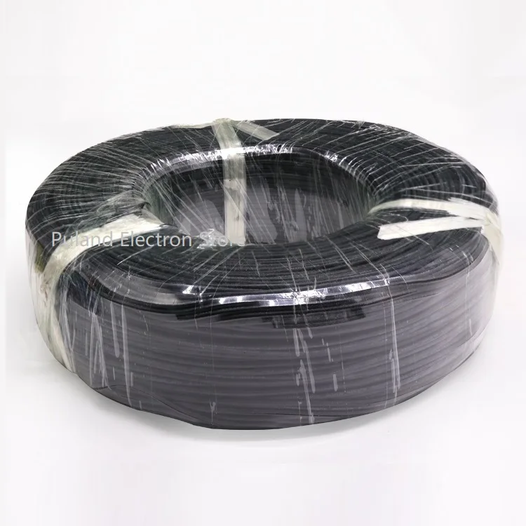 

18AWG UL3135 Silicone Rubber Wire OD 2.8mm Flexible Insulated Soft Electron Lamp Cable Tinned Copper High Temperature Color 600V