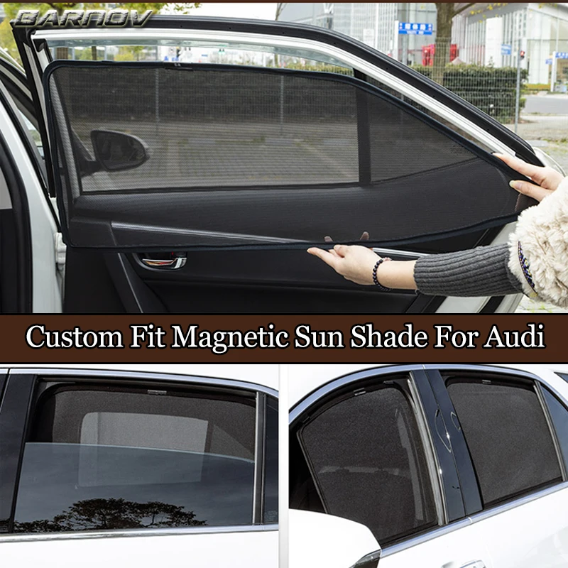 

For Audi A4 B7 B8 Avant /A4L B9 Magnetic Special Curtain Window SunShades Mesh Shade Blind Fully Covered