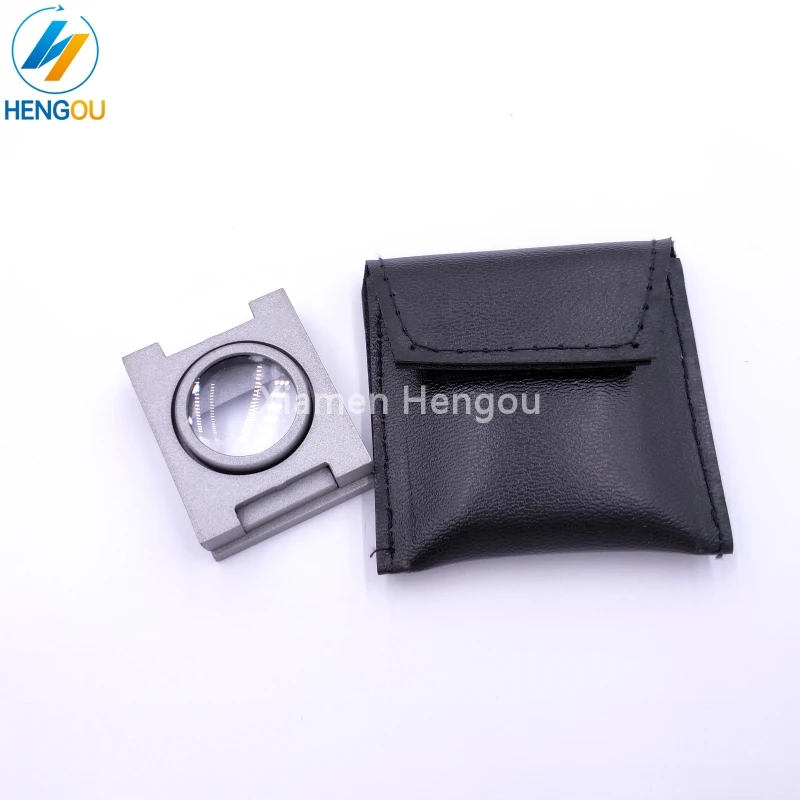 12-кратное увеличительное стекло из нержавеющей стали для офсетной печатной