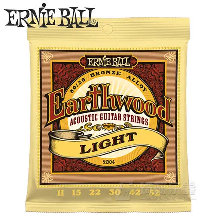 Струны для акустической гитары Ernie Ball Earthwood Из бронзового сплава 80/20 2002 2003 2004 |