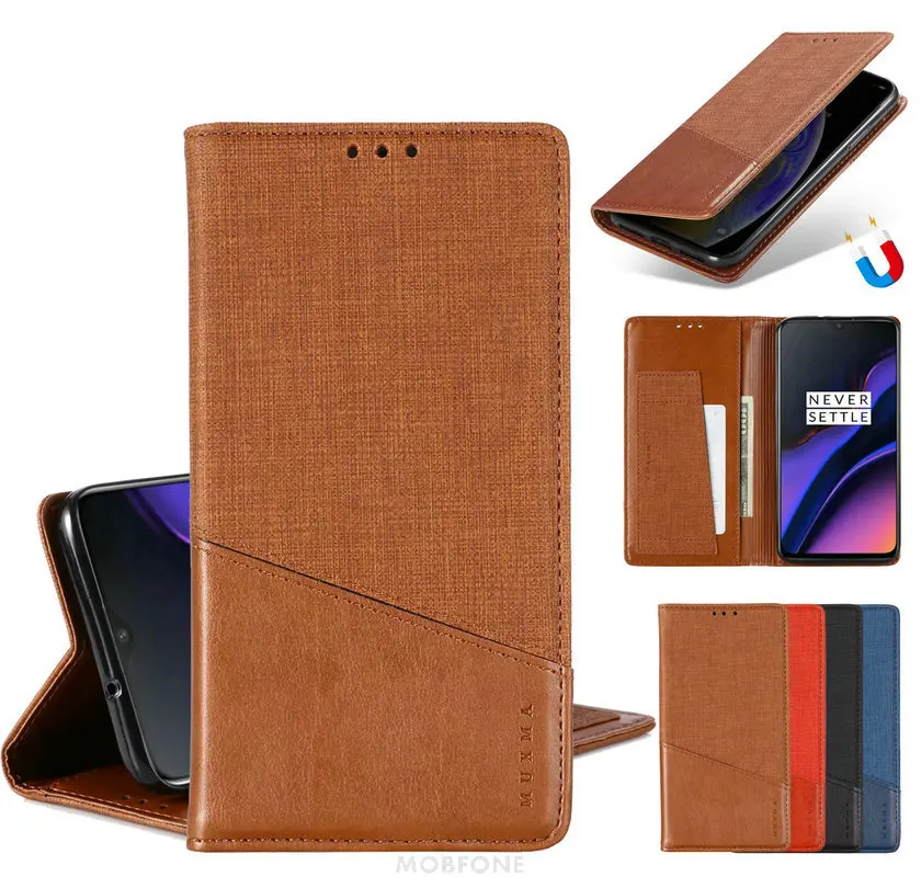 Кожаный чехол книжка с магнитной застежкой в стиле ретро для Xiaomi Mi A2 /A2 Lite Funda Coque