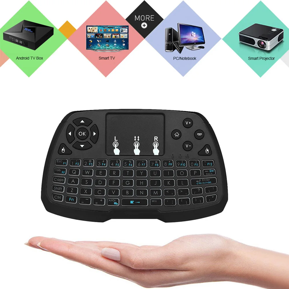 2.4GHz Wireless Keyboard Touchpad Mouse Handheld Remote Control Multifunctional combo for Android TV BOX Smart PC | Компьютеры и офис