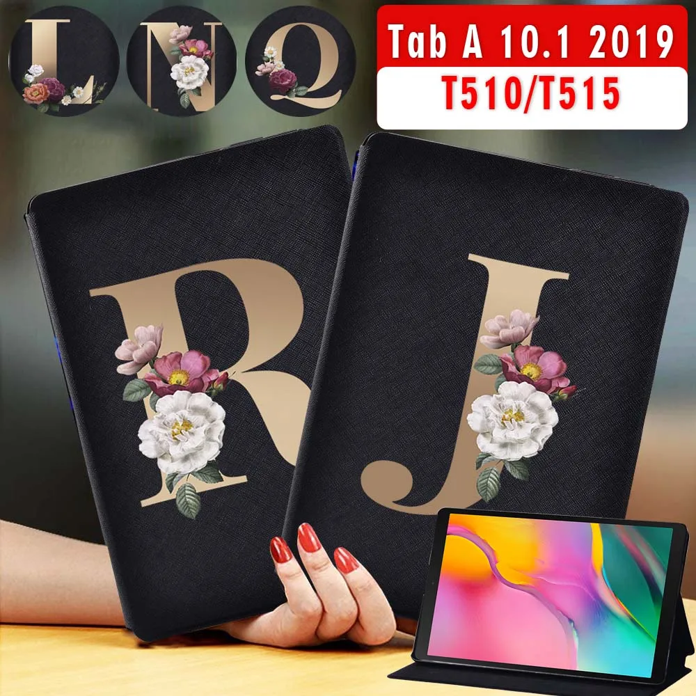 

Противоударный кожаный чехол для планшета Samsung Galaxy Tab A 10,1 дюйма 2019 дюйма T510/T515 + Бесплатный стилус